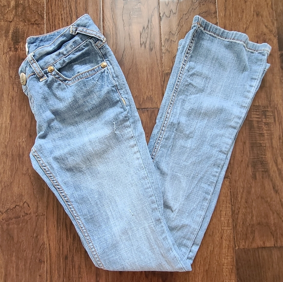 Free People Denim - 🍉 Free People Light Blue Jeans 26 Vintage